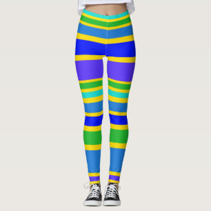BG Streifen Muster IV + Hintergrund Leggings