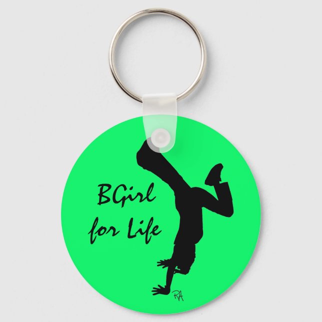 BGirl für Leben Schlüsselanhänger (Vorderseite)