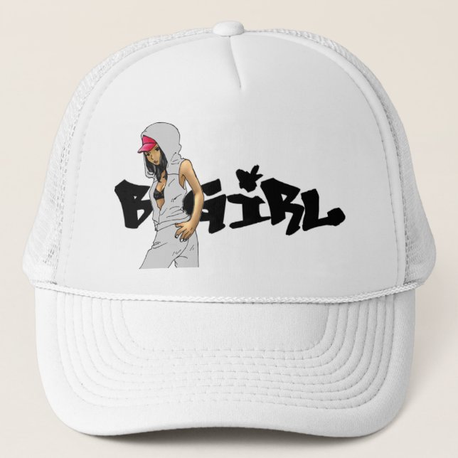 BGirl-Hut Truckerkappe (Vorderseite)