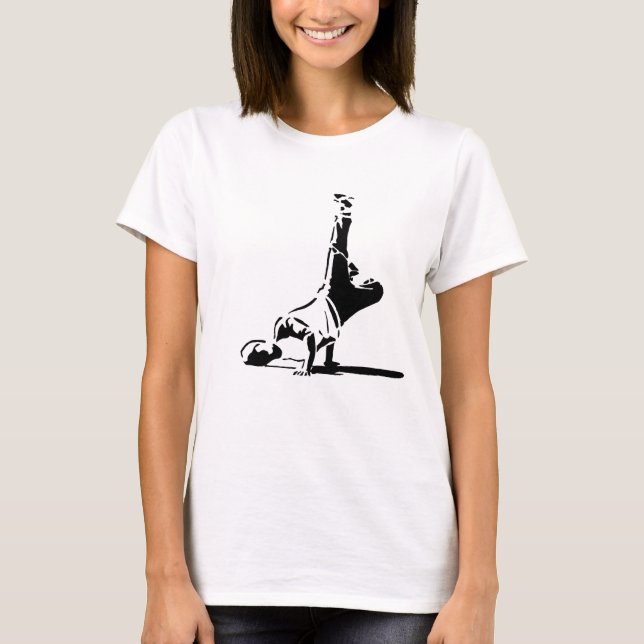 BGirl-Silhouette-Shirt T-Shirt (Vorderseite)