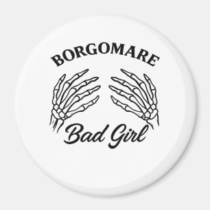 Bgm Bad Girl - Skeletton Herz Hände Magnet