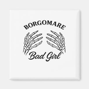 Bgm Bad Girl - Skeletton Herz Hände Magnet