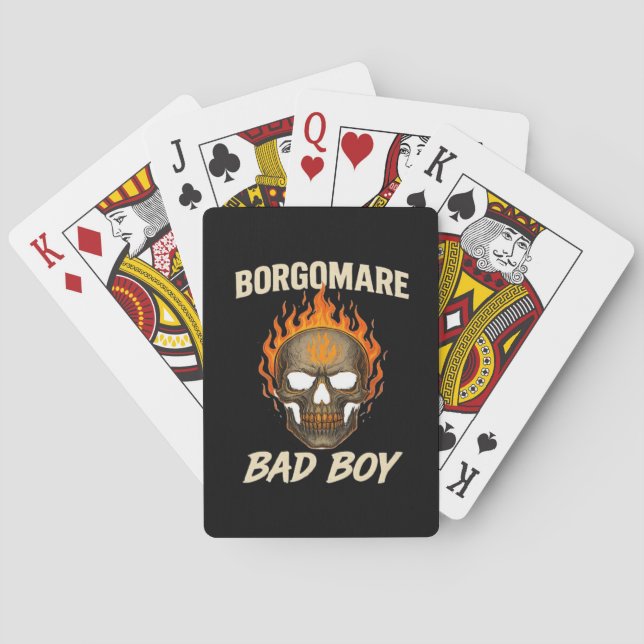 Bgm Bad - Skeleton Hands Herz Spielkarten (Rückseite)