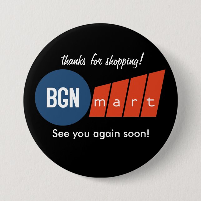 BGNmart Knopf Button (Vorderseite)