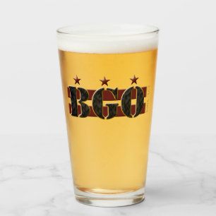 BGO Logo Beer Glass Glas