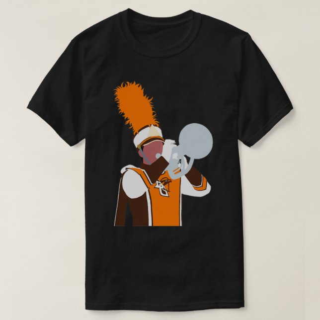 BGSU Falcon Marching Band Euphonium T-Shirt (Design vorne)