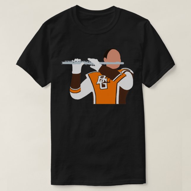 BGSU Falcon Marching Band Flute T-Shirt (Design vorne)