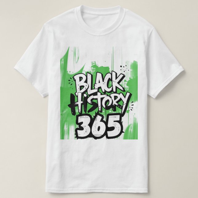 BH365 Grün und Schwarz T-Shirt (Design vorne)