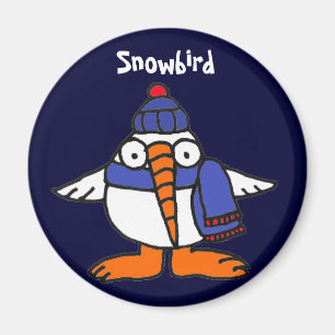 BH, lustiger Snowbird-Magnet Magnet