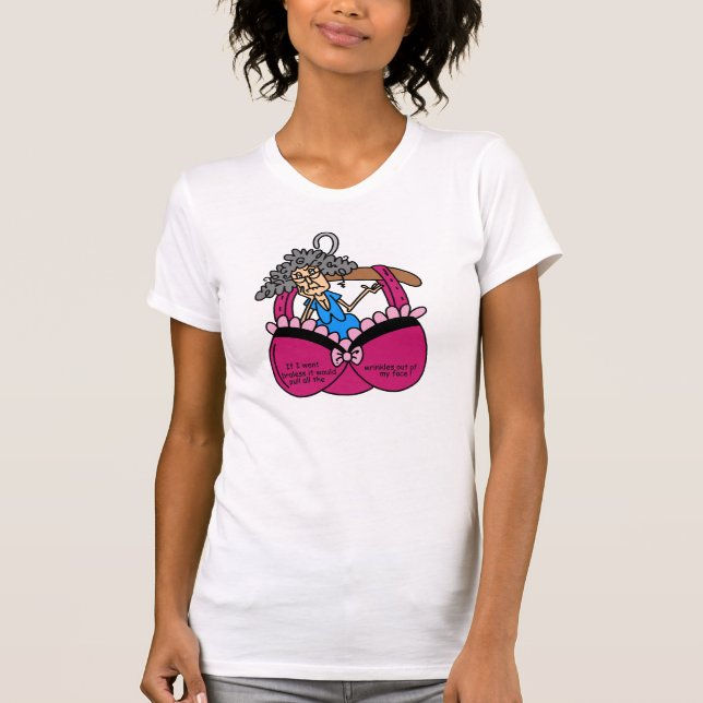 BH und Falten-Spaß T-Shirt (Vorderseite)