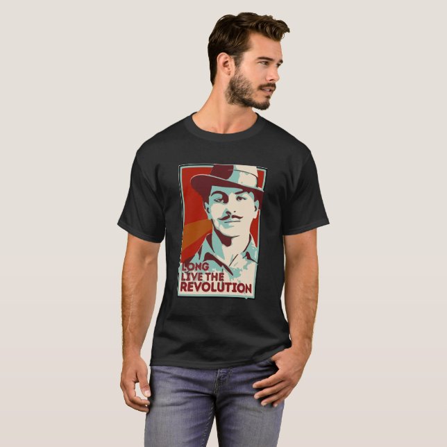 Bhagat Singh Revolution T-Shirt (Vorne ganz)
