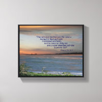 Bhagavad Gita Quote Leinwand: "Wer Kontrolle hat..