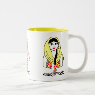 Bhangragirl Zweifarbige Tasse