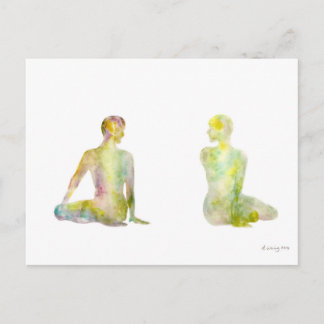 Bharadvajas Drehung Postkarten