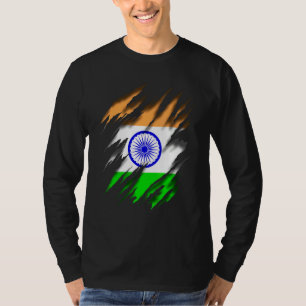 Bharat Ganarajya Indische Flagge Indien T-Shirt
