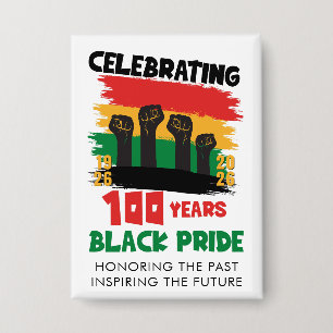 BHM 100 Jahre Schwarze Geschichte Monat feiern Button