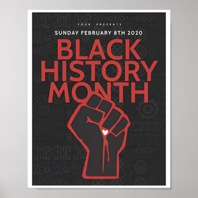 Bhm Black History Monat Poster (Vorne)