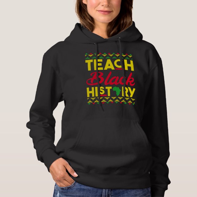 BHM Lehrer Afrikanischer Amer Hoodie (Vorderseite)