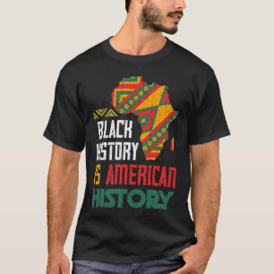 BHM Schwarze Amerikaner stolz Afroamerikaner Black T-Shirt