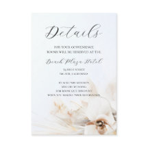 BHO Neutral Floral Details Card