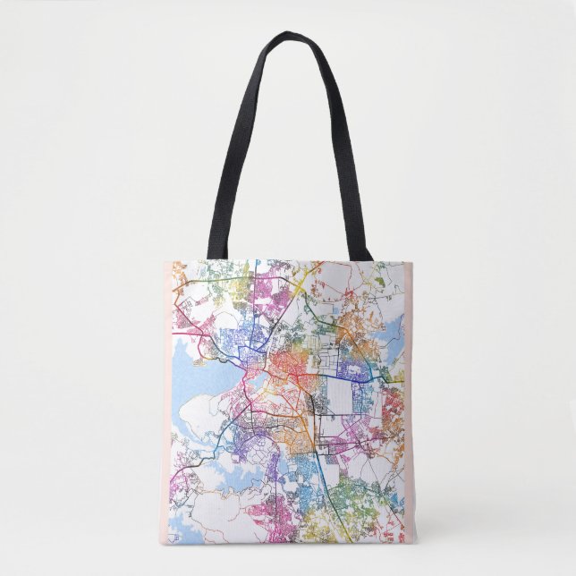 Bhopal Madhya Pradesh Stadtplan (Vorderseite)