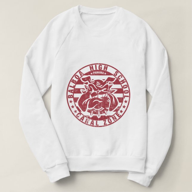 BHS Bulldogs (verwittert - rot) Sweatshirt (Design vorne)