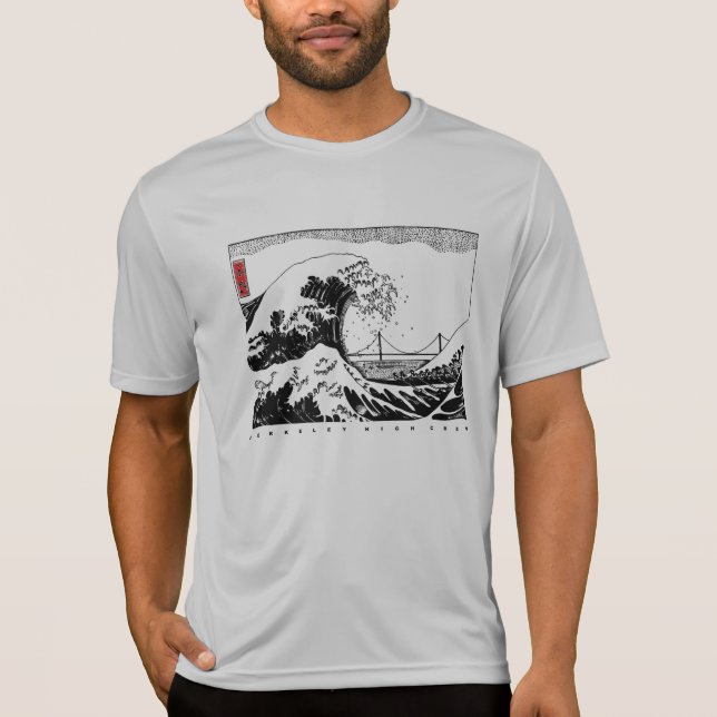 BHS-Crew - Wave-Tech-Shirt, Mens/Unisex T-Shirt (Vorderseite)