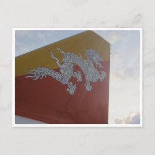 Bhutan Dragon Schwanz Postkarte