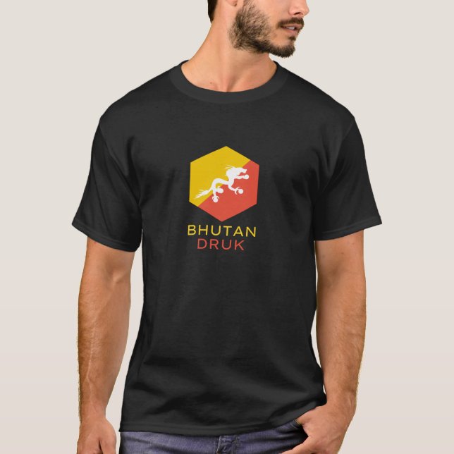 Bhutan Druk - Thunder Dragon T-Shirt (Vorderseite)