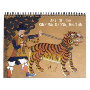 Bhutan-Dzong-Kunst Kalender