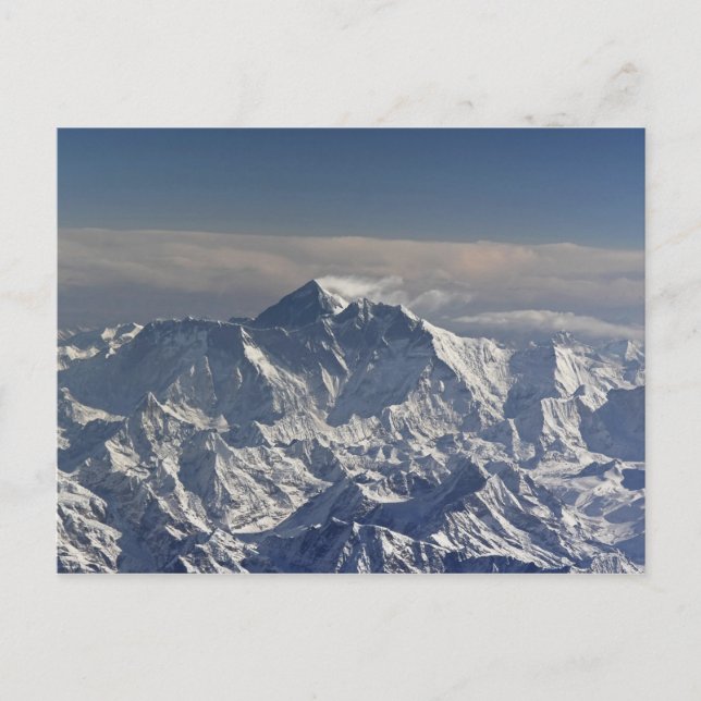 BHUTAN. Ewiger Schnee auf dem Everest Mountain, Postkarte (Vorderseite)