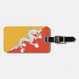 Bhutan Flag Gepäckanhänger