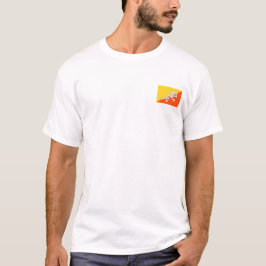 Bhutan Flag T-Shirt, Patriotic T-Shirts