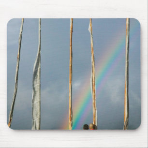 Bhutan, Gangtey-Dorf, Regenbogen über zwei Mousepad