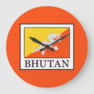 Bhutan Große Wanduhr