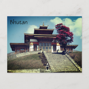 Bhutan Postkarte