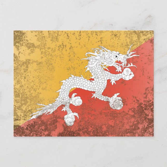 Bhutan Postkarte (Vorderseite)