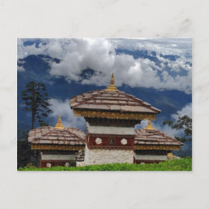 Bhutan-Postkarte Postkarte