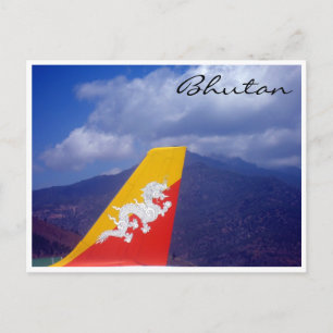 Bhutan-Schwanz Postkarte
