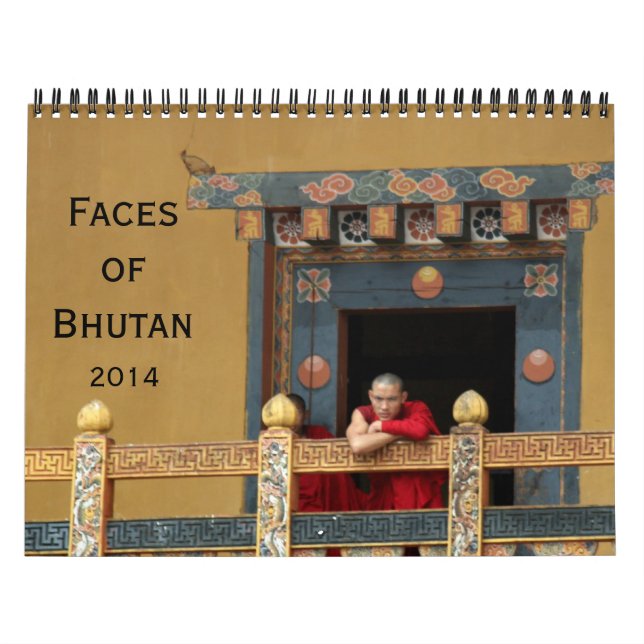 Bhutan stellt 2014 gegenüber kalender (Titelbild)