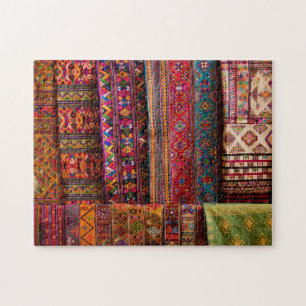Bhutan-Stoffe zu verkaufen Puzzle