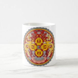 Bhutan Wappen Kaffeetasse