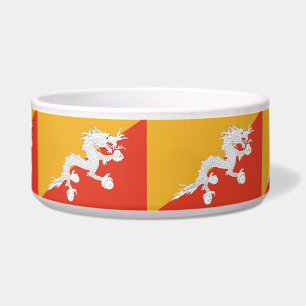 Bhutanese Flag Hausboot Napf