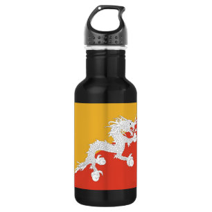 Bhutanese Flag Liberty Flasche Edelstahlflasche