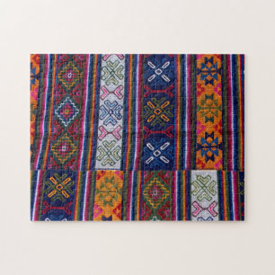 Bhutanesischer Stoff Puzzle