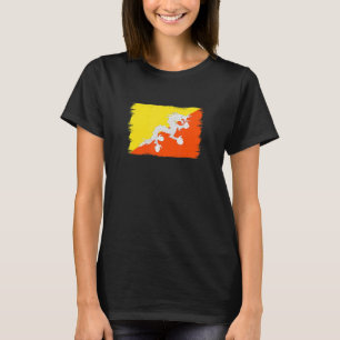 Bhutanische Flagge Bhutan 1 T-Shirt