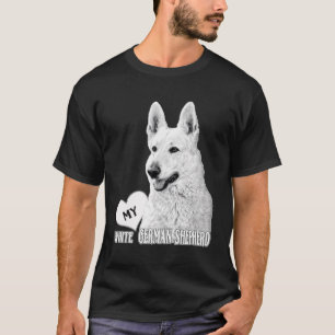 Bhymer Liebe Mein Weißdeutscher Hirte T-Shirt