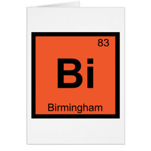 Bi - Birmingham Chemie Periodensystem Symbol