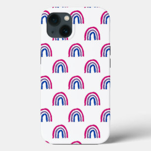 Bi Bisexual Pride Painted Crayon Rainbow Case-Mate iPhone Hülle