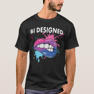 Bi Designed Bisexual Rainbow Pride März Bisexuali T-Shirt